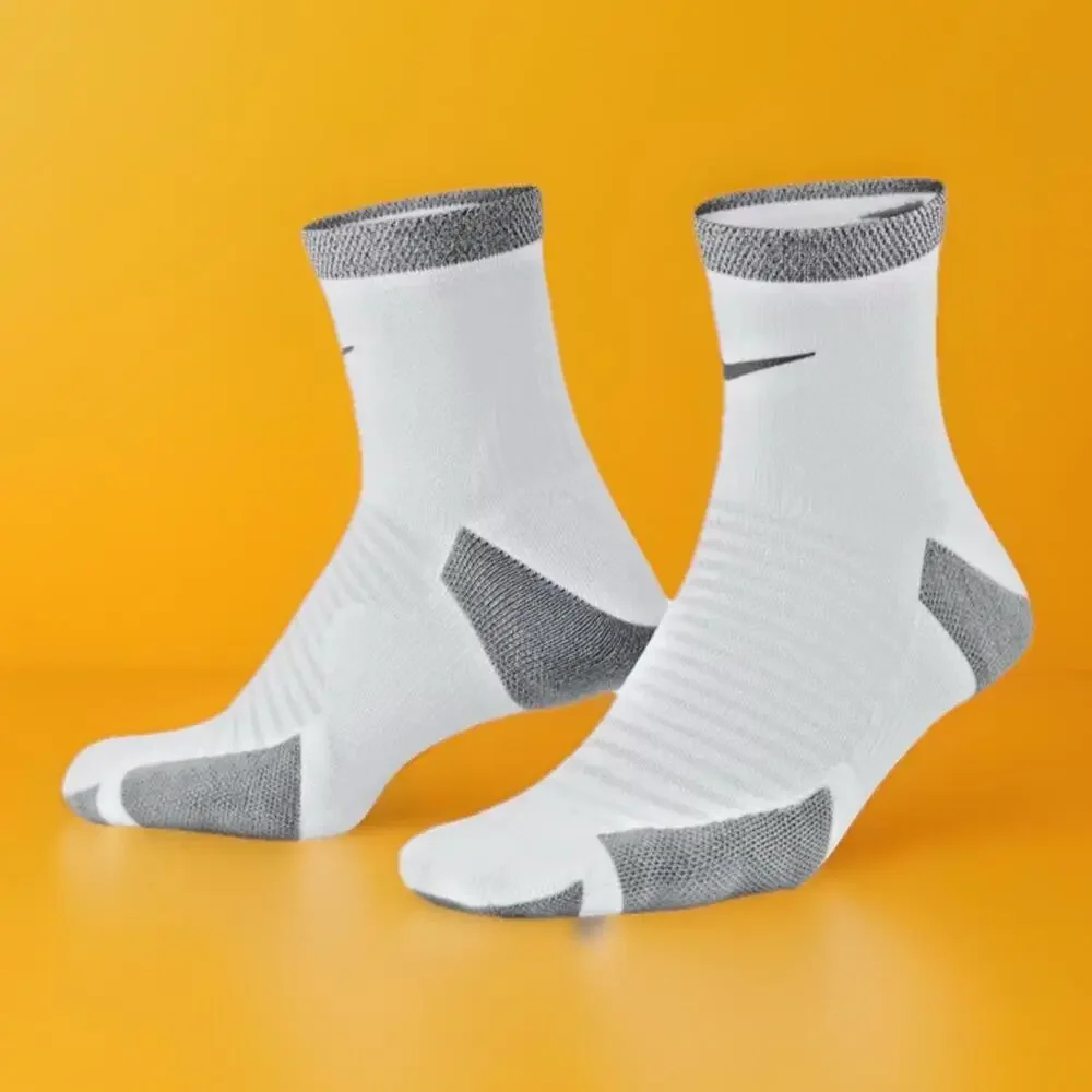 Nike Spark Running Cushioned Ankle Socks White Men 8-9.5 Wmn 9.5-11 CU7199-100